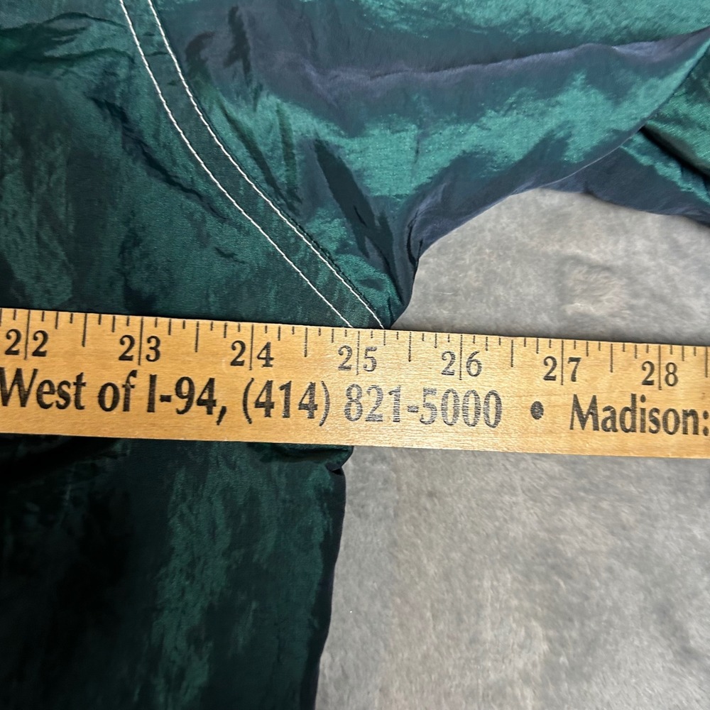 Vintage Surf Style Key West Florida Iridescent Windbreaker Jacket Green OSFA - Picture 6 of 7